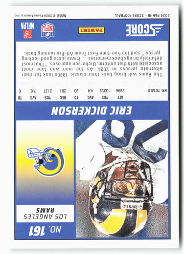
2024 Score #161 Eric Dickerson Scorecard