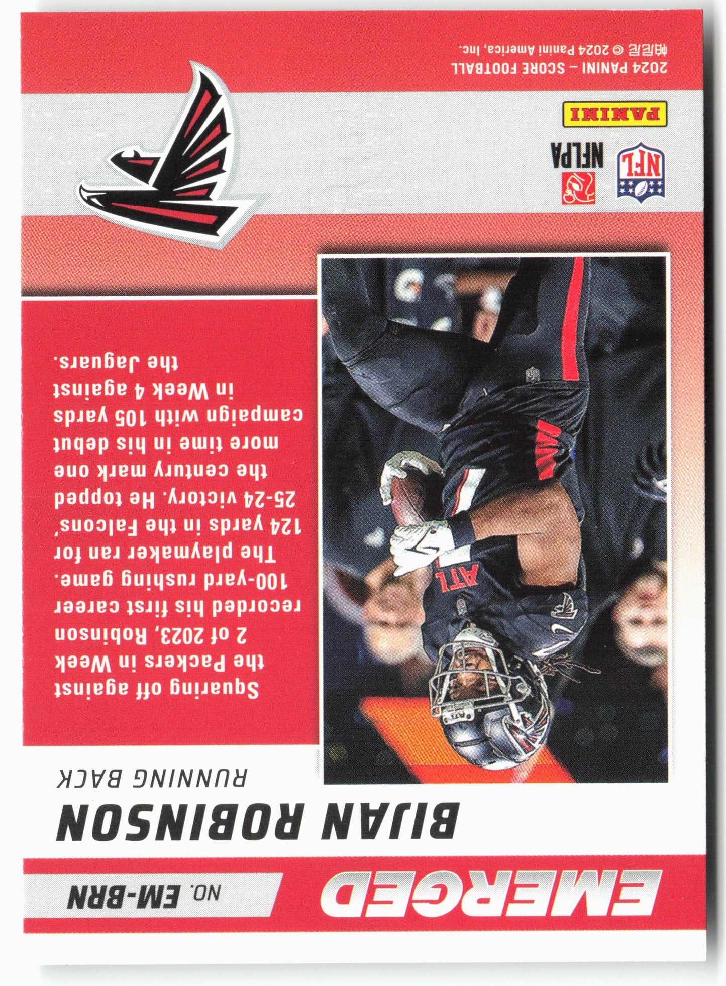 2024 Score #EM-BRN Bijan Robinson Emerged