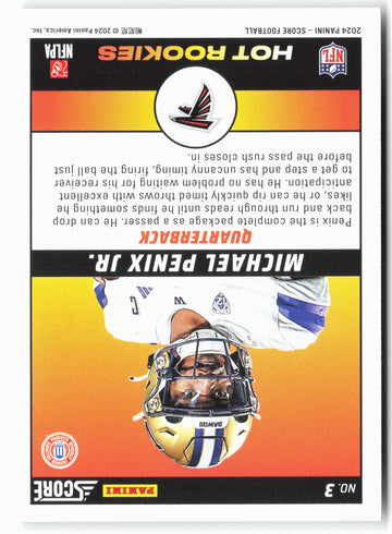 
2024 Score #3 Michael Penix Jr. Hot Rookies