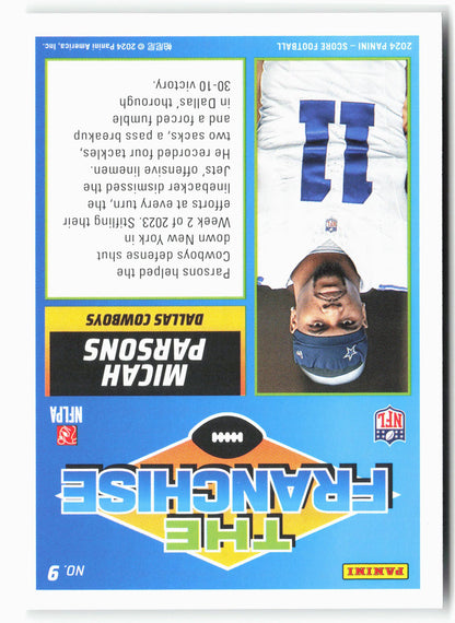 2024 Score #9 Micah Parsons The Franchise