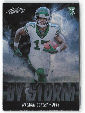 
2024 Panini Absolute #BS-MCY Malachi Corley By Storm