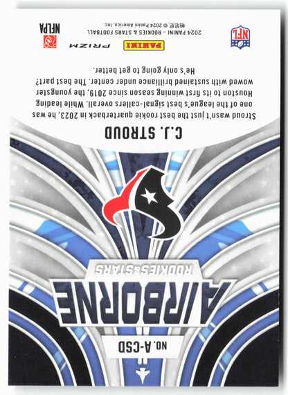 2024 Panini Rookies & Stars #A-CSD C.J. Stroud Airborne Silver