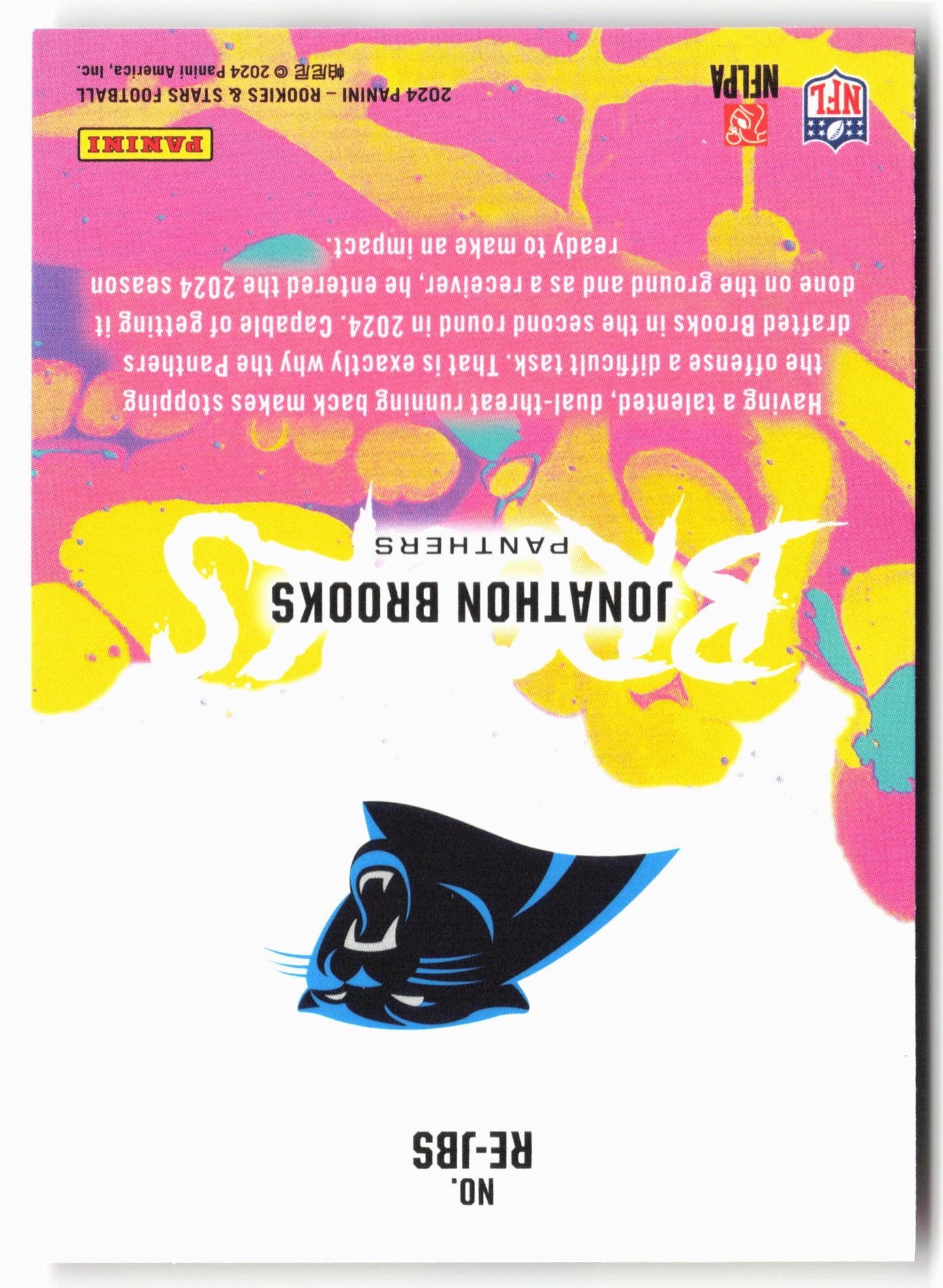 2024 Panini Rookies & Stars #RE-JBS Jonathon Brooks Rookie Exclusive