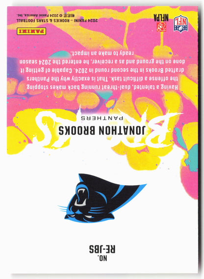 2024 Panini Rookies & Stars #RE-JBS Jonathon Brooks Rookie Exclusive