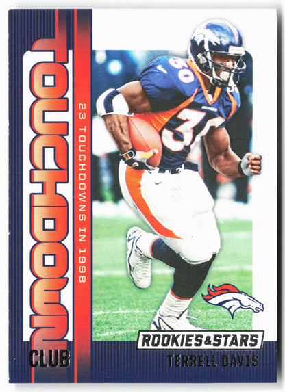 2024 Panini Rookies & Stars #TC-TDS Terrell Davis Touchdown Club