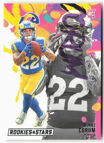 
2024 Panini Rookies & Stars #RE-BCM Blake Corum Rookie Exclusive