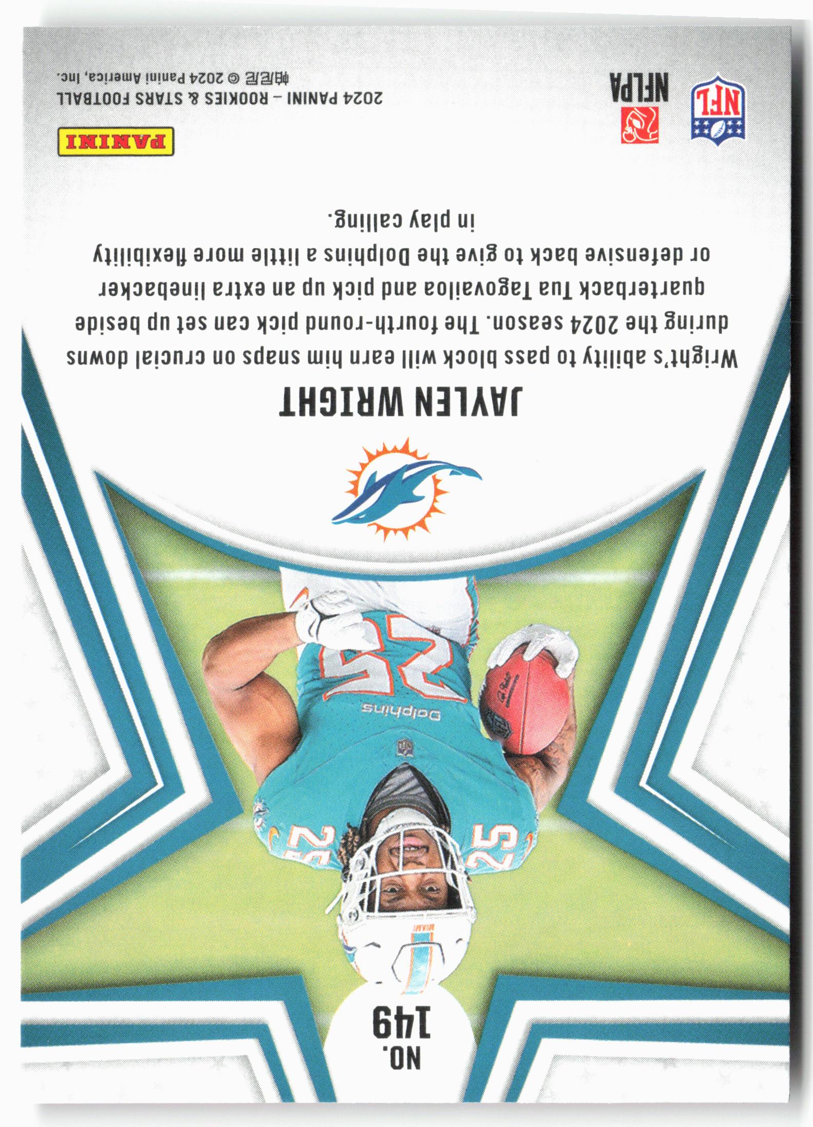 2024 Panini Rookies & Stars #149 Jaylen Wright Red