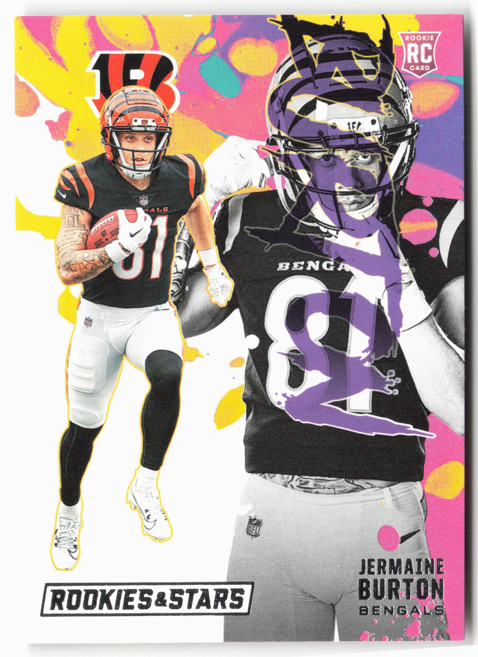 2024 Panini Rookies & Stars #RE-JBN Jermaine Burton Rookie Exclusive