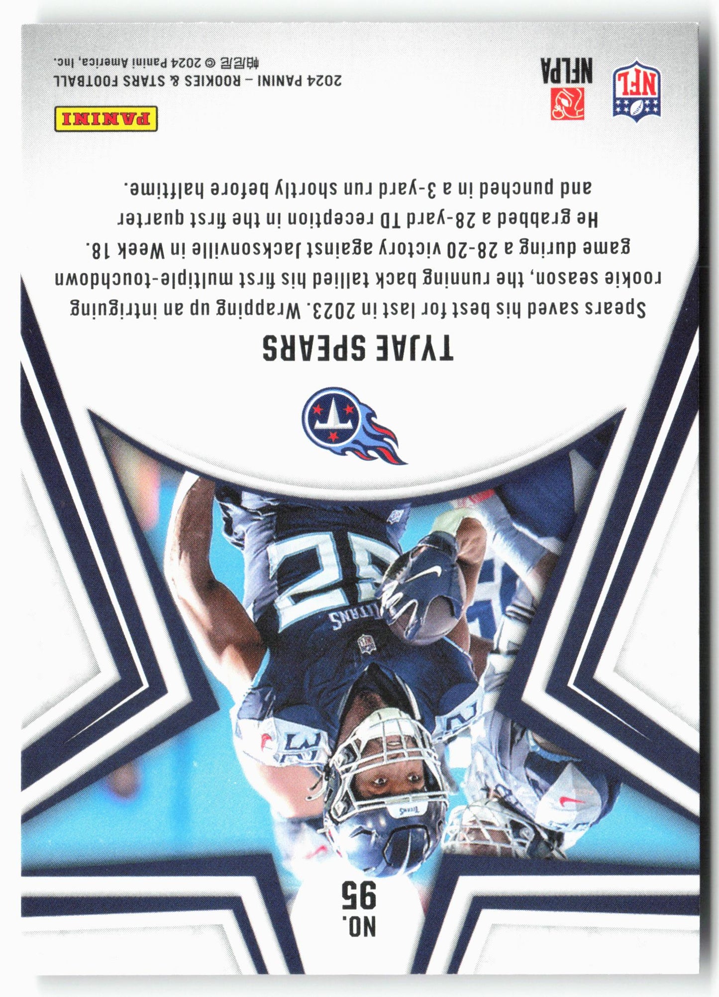 2024 Panini Rookies & Stars #95 Tyjae Spears