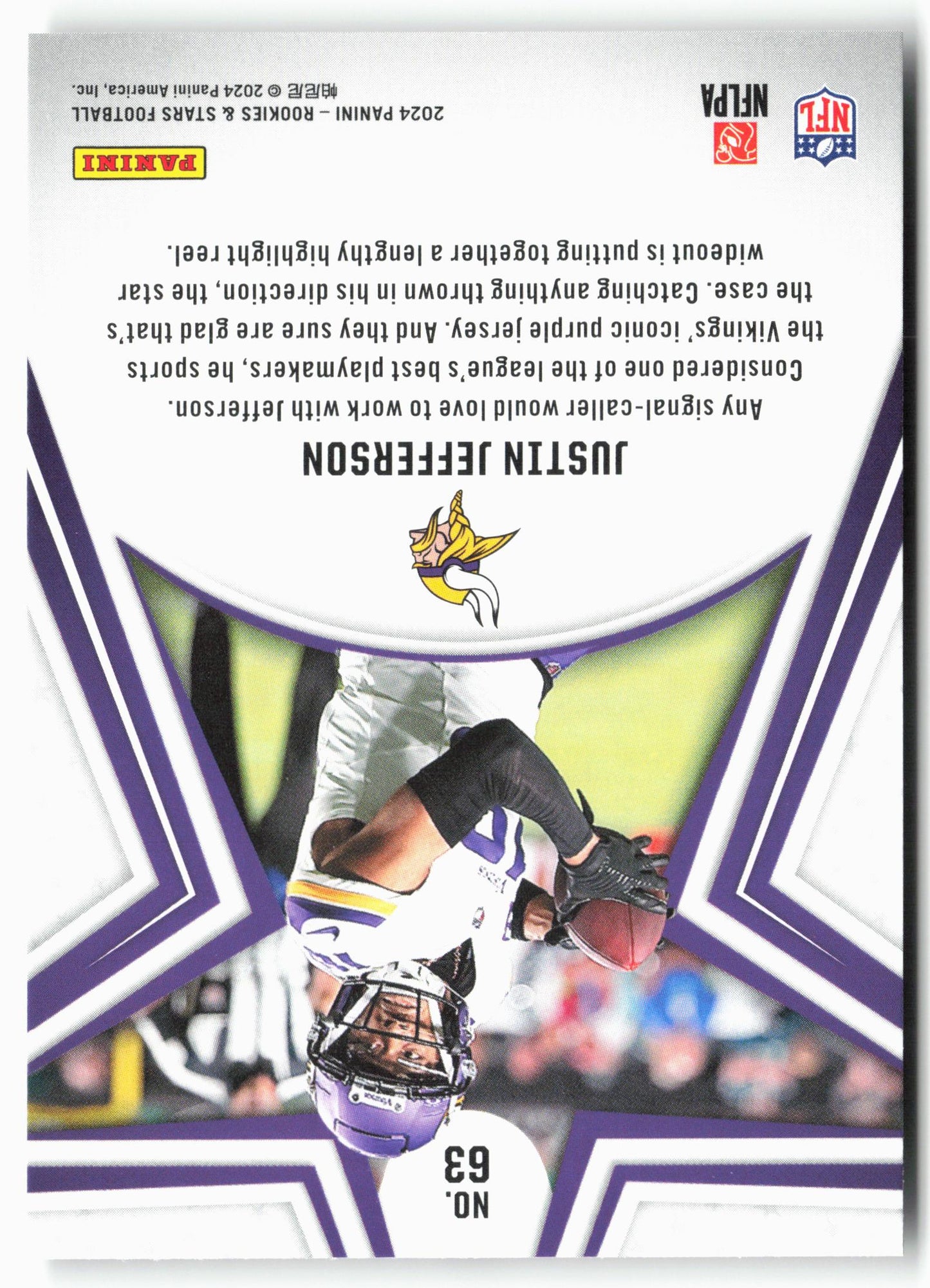 2024 Panini Rookies & Stars #63 Justin Jefferson