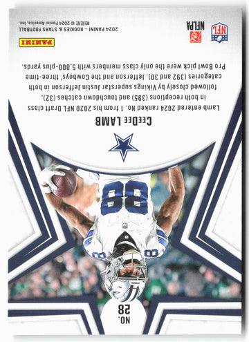 
2024 Panini Rookies & Stars #28 CeeDee Lamb