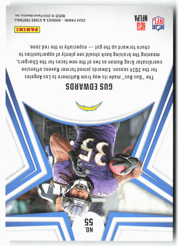 
2024 Panini Rookies & Stars #55 Gus Edwards