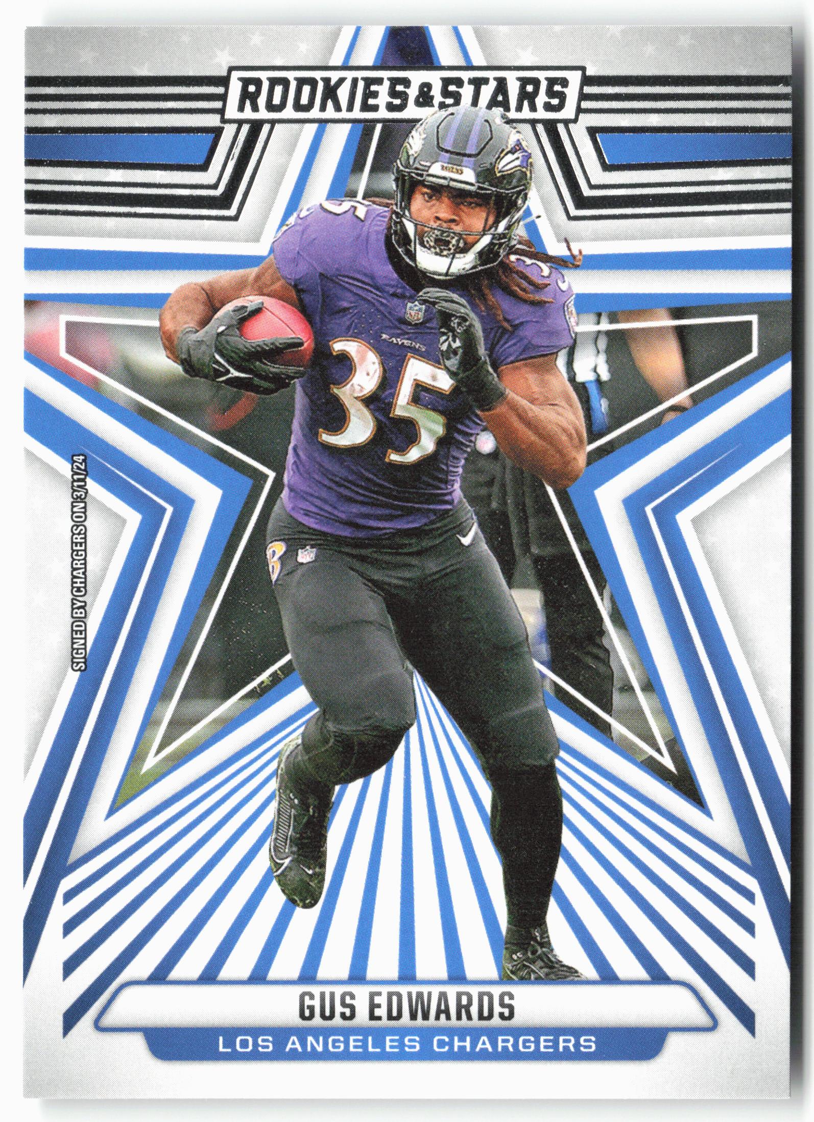 2024 Panini Rookies & Stars #55 Gus Edwards