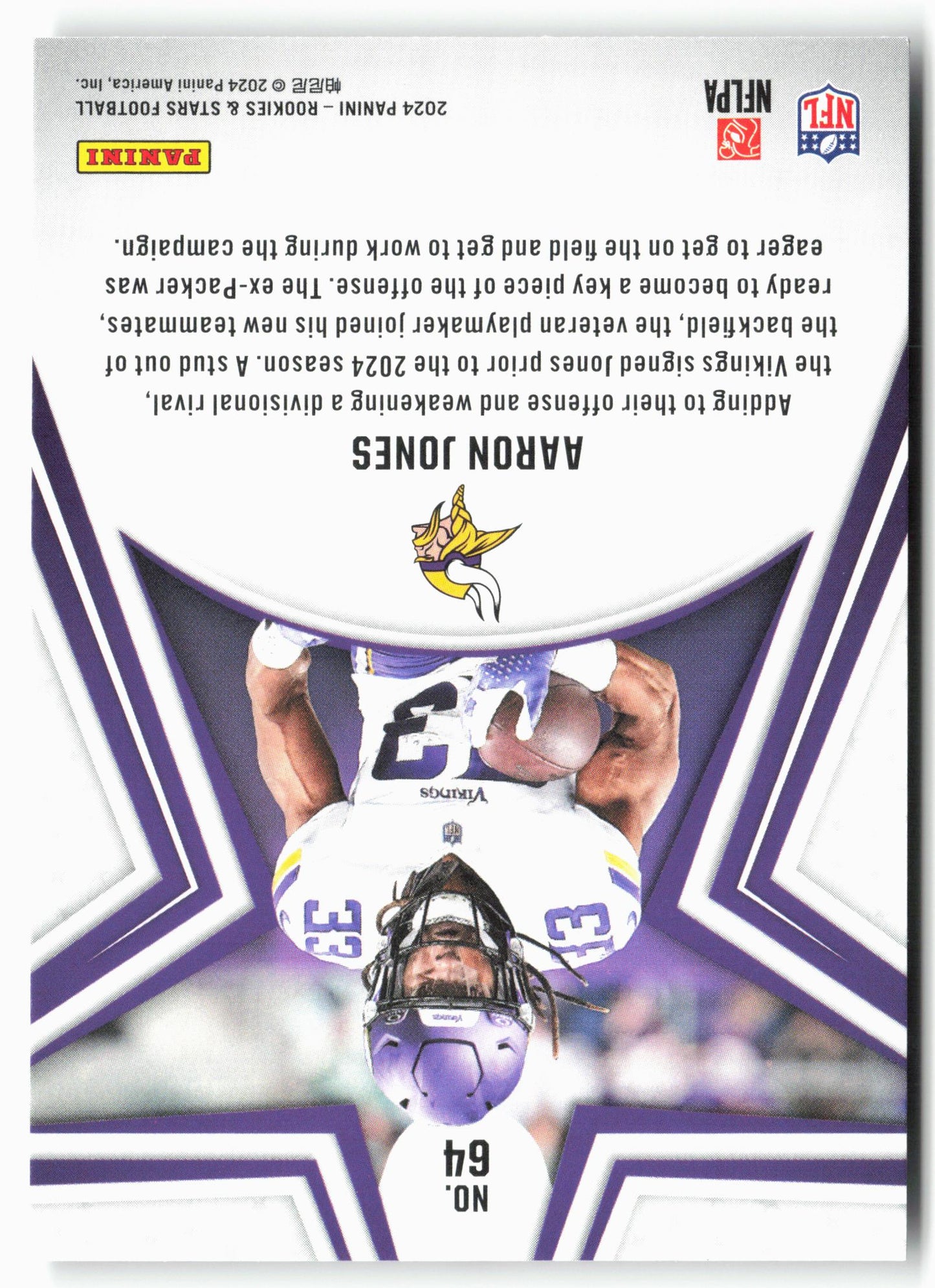 2024 Panini Rookies & Stars #64 Aaron Jones