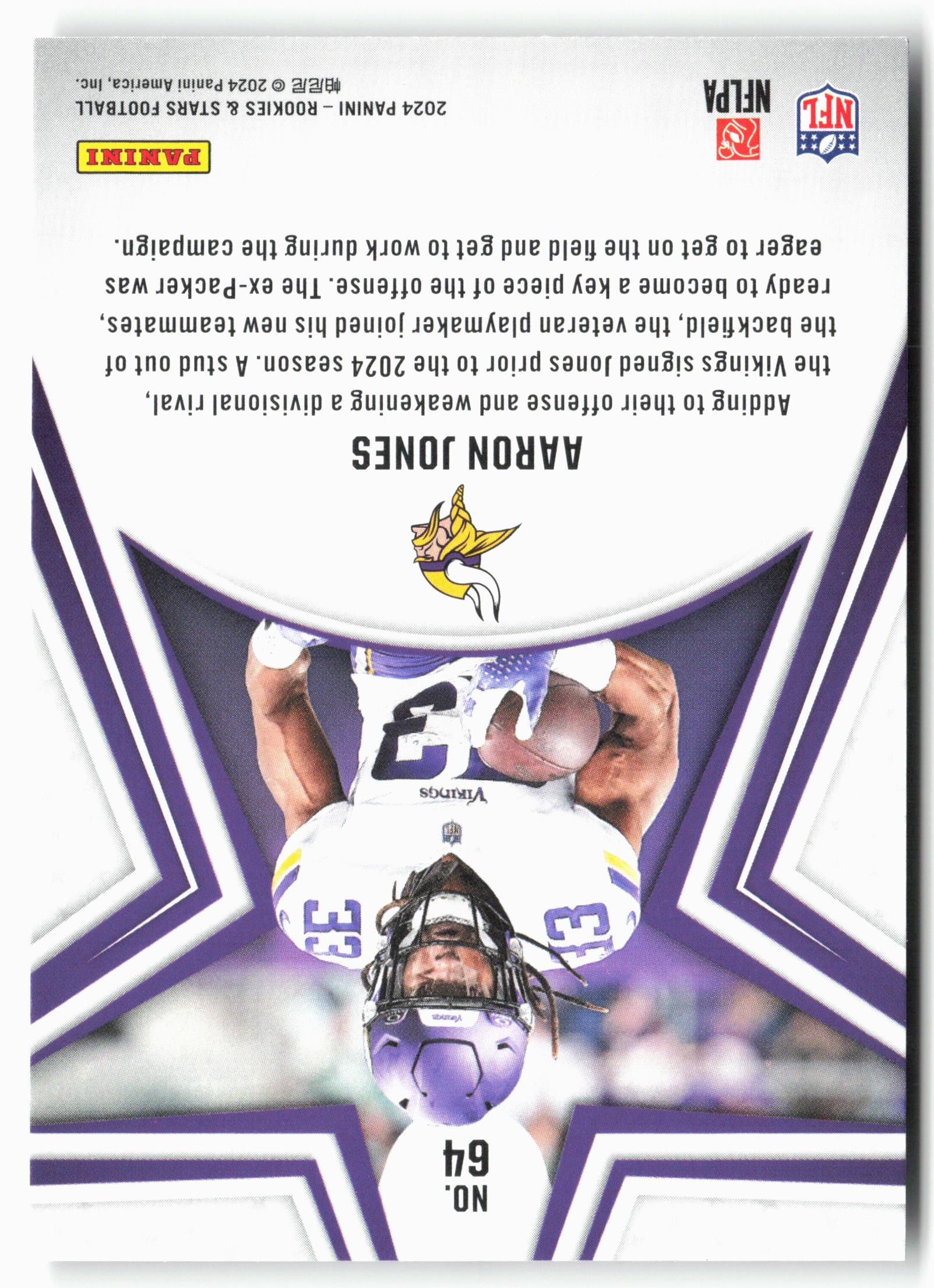 2024 Panini Rookies & Stars #64 Aaron Jones