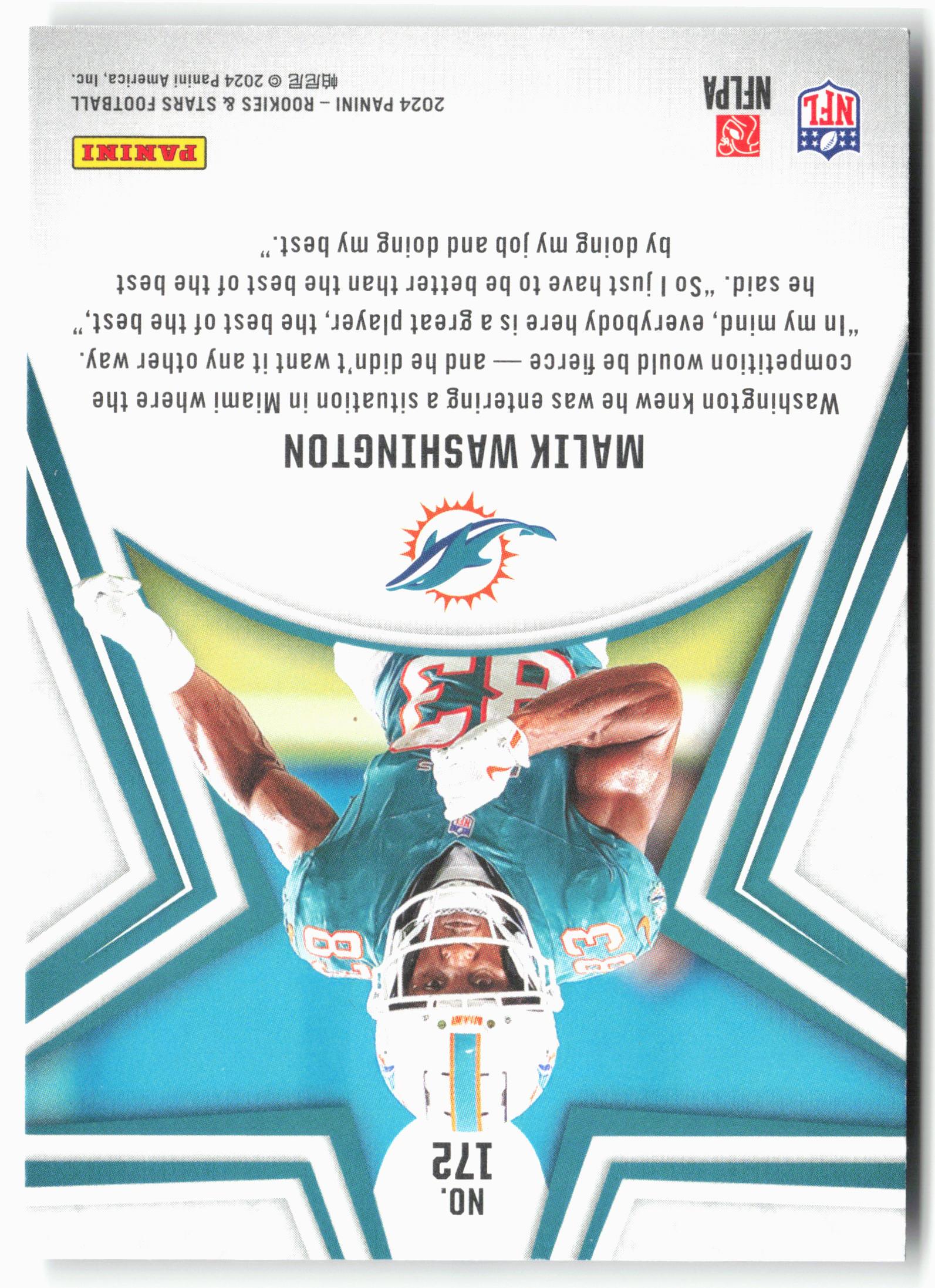 2024 Panini Rookies & Stars #172 Malik Washington