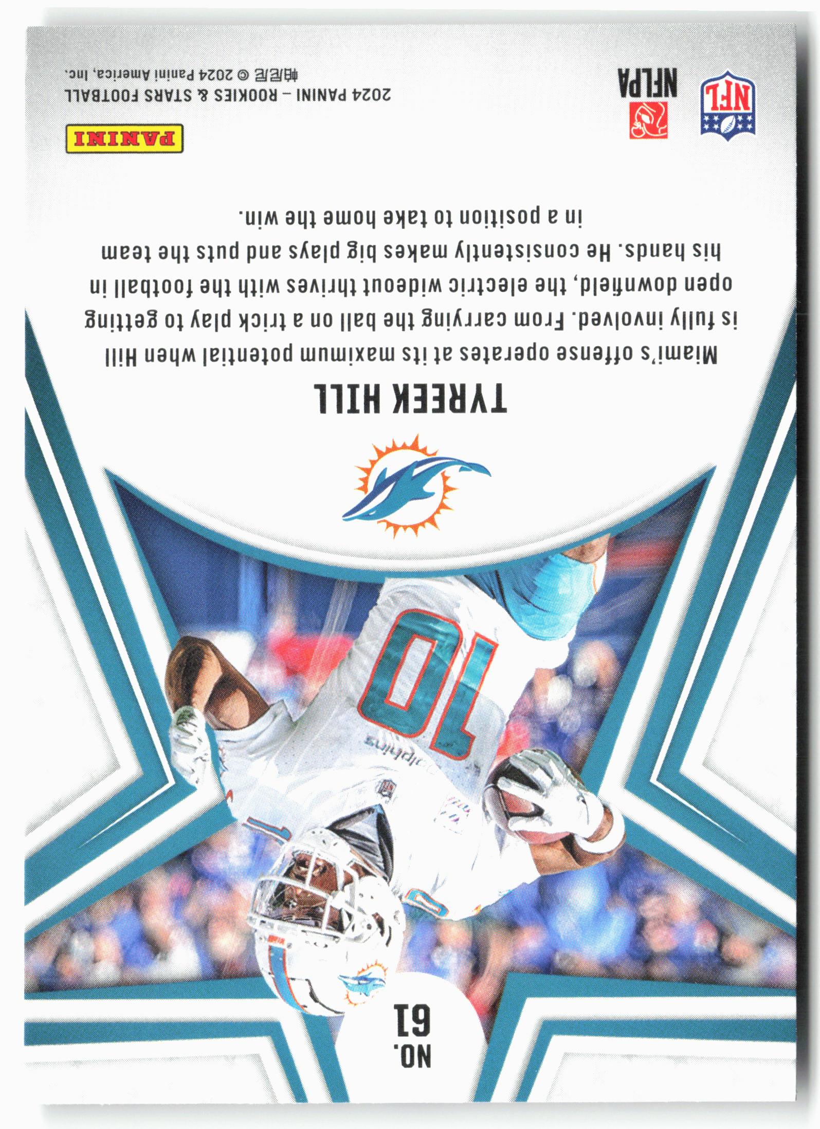 2024 Panini Rookies & Stars #61 Tyreek Hill