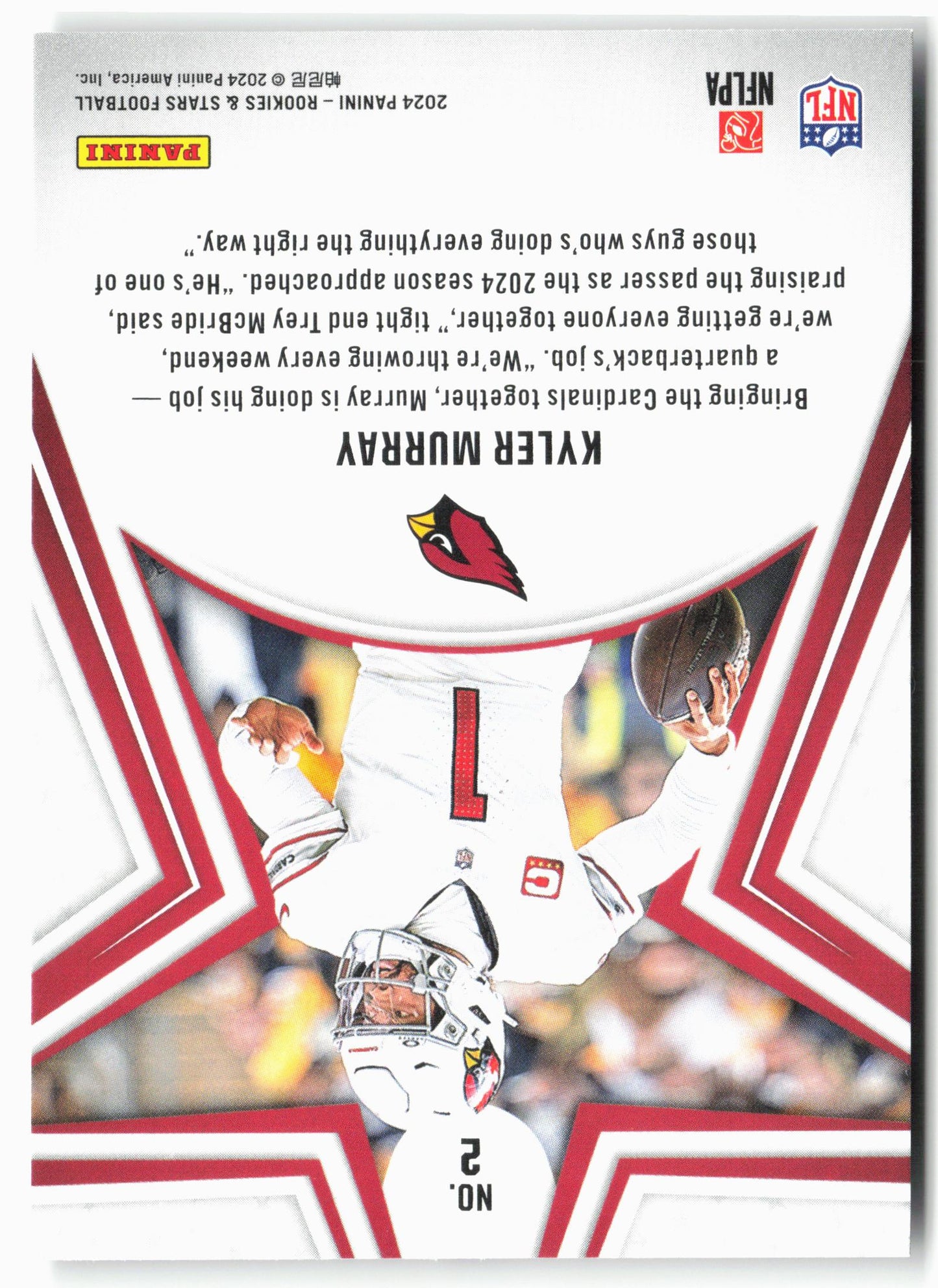 2024 Panini Rookies & Stars #2 Kyler Murray