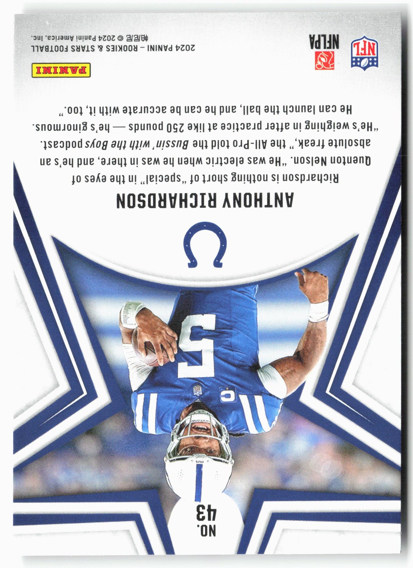 2024 Panini Rookies & Stars #43 Anthony Richardson