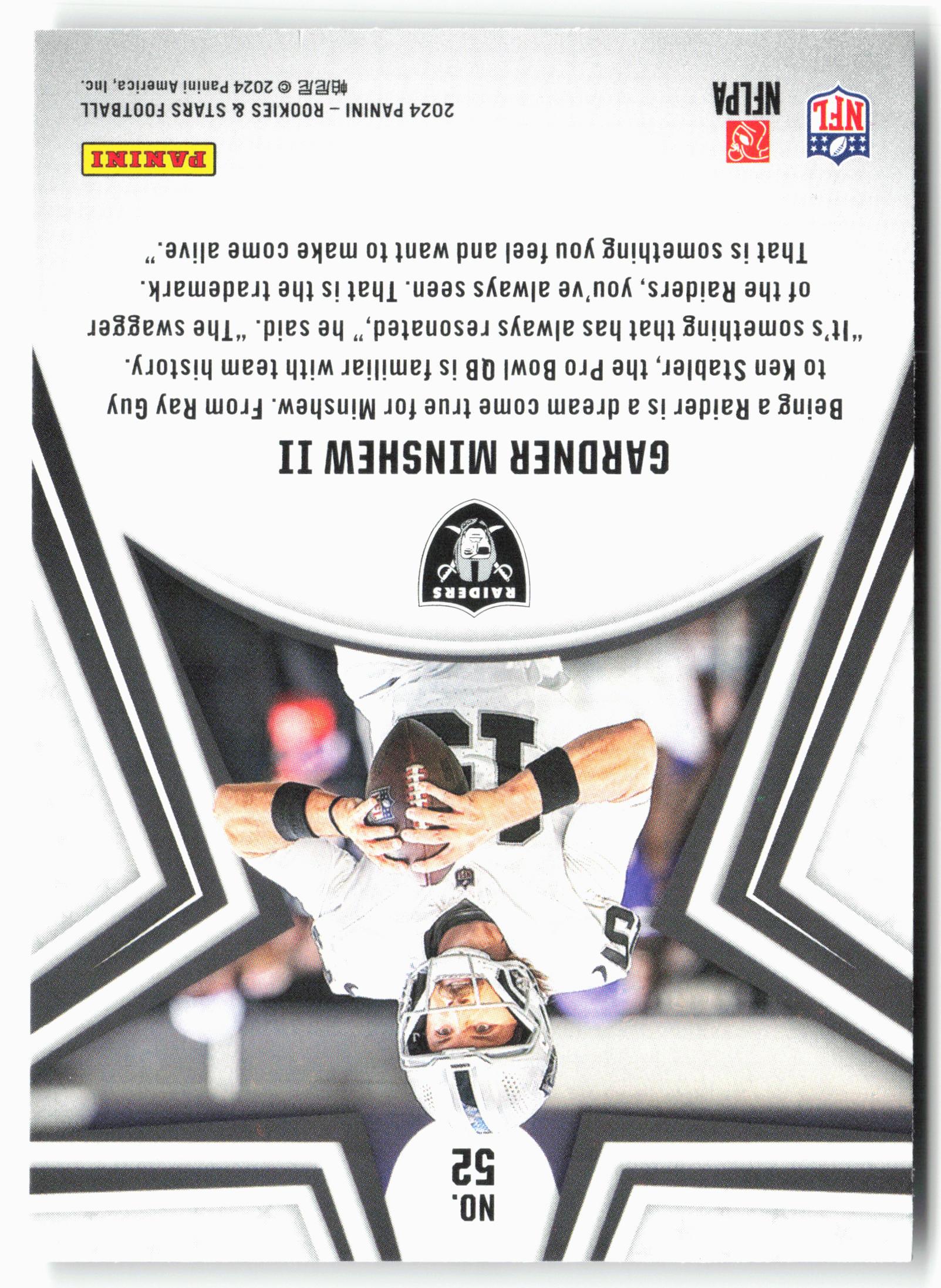 2024 Panini Rookies & Stars #52 Gardner Minshew II