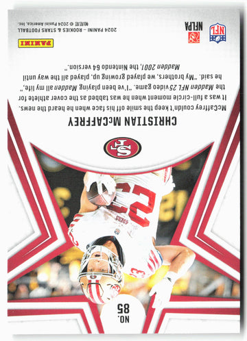 
2024 Panini Rookies & Stars #85 Christian McCaffrey