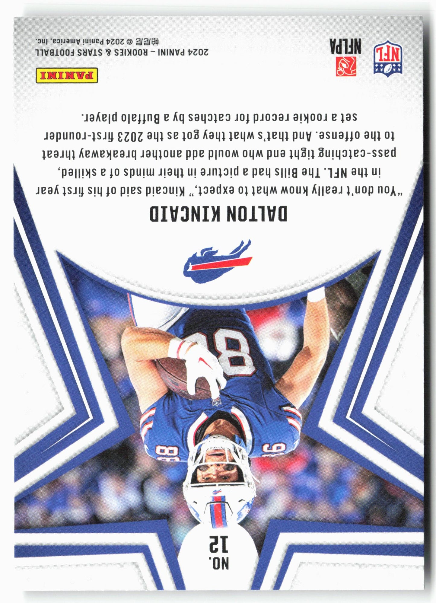 2024 Panini Rookies & Stars #12 Dalton Kincaid