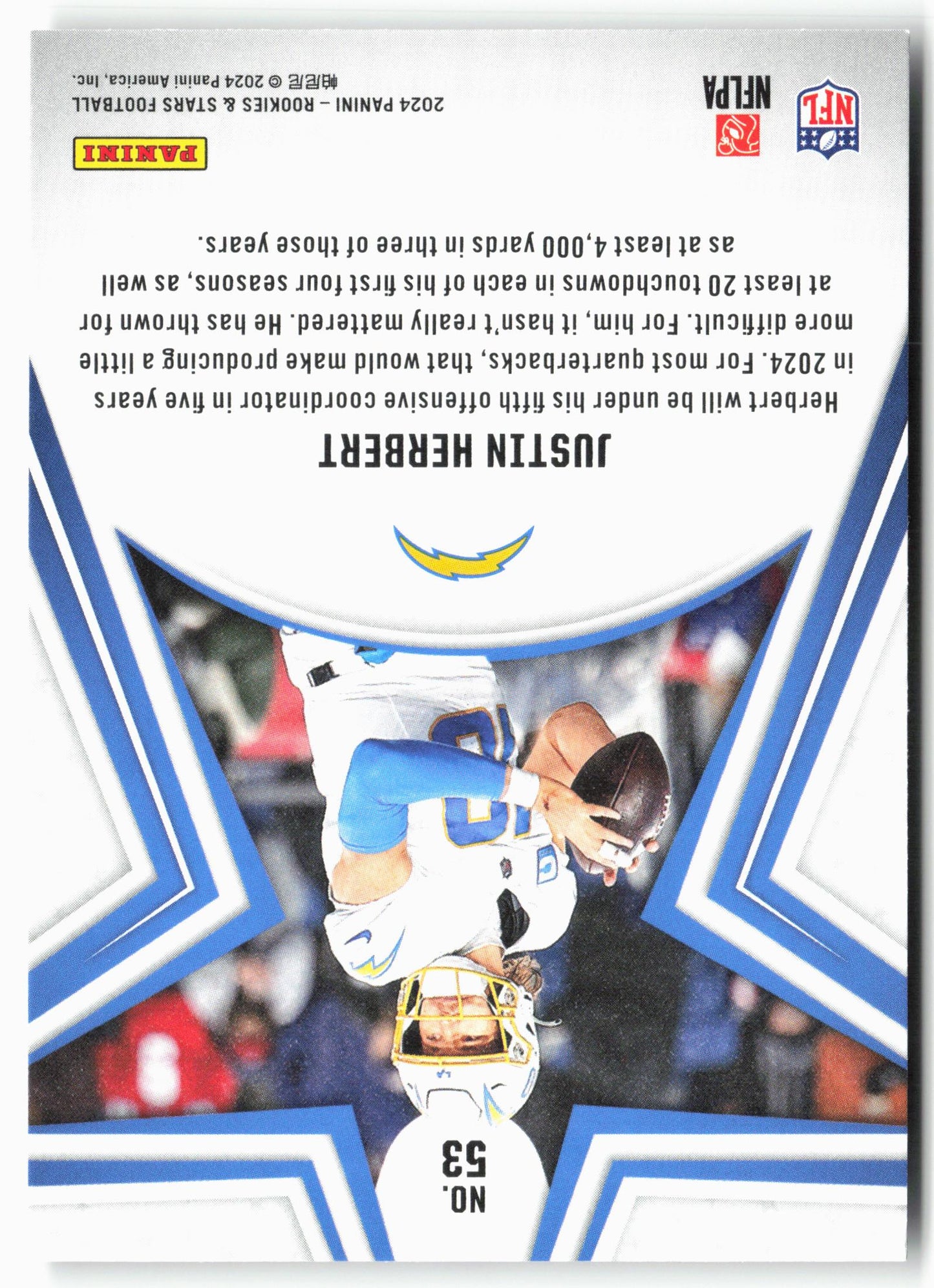 2024 Panini Rookies & Stars #53 Justin Herbert