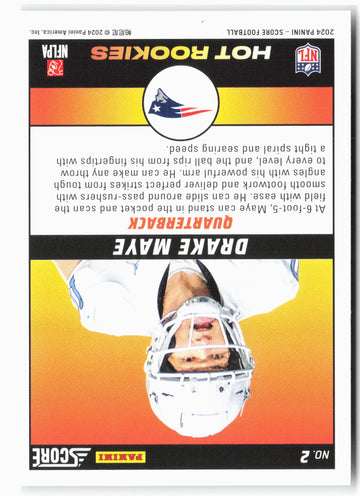 
2024 Score #2 Drake Maye Hot Rookies