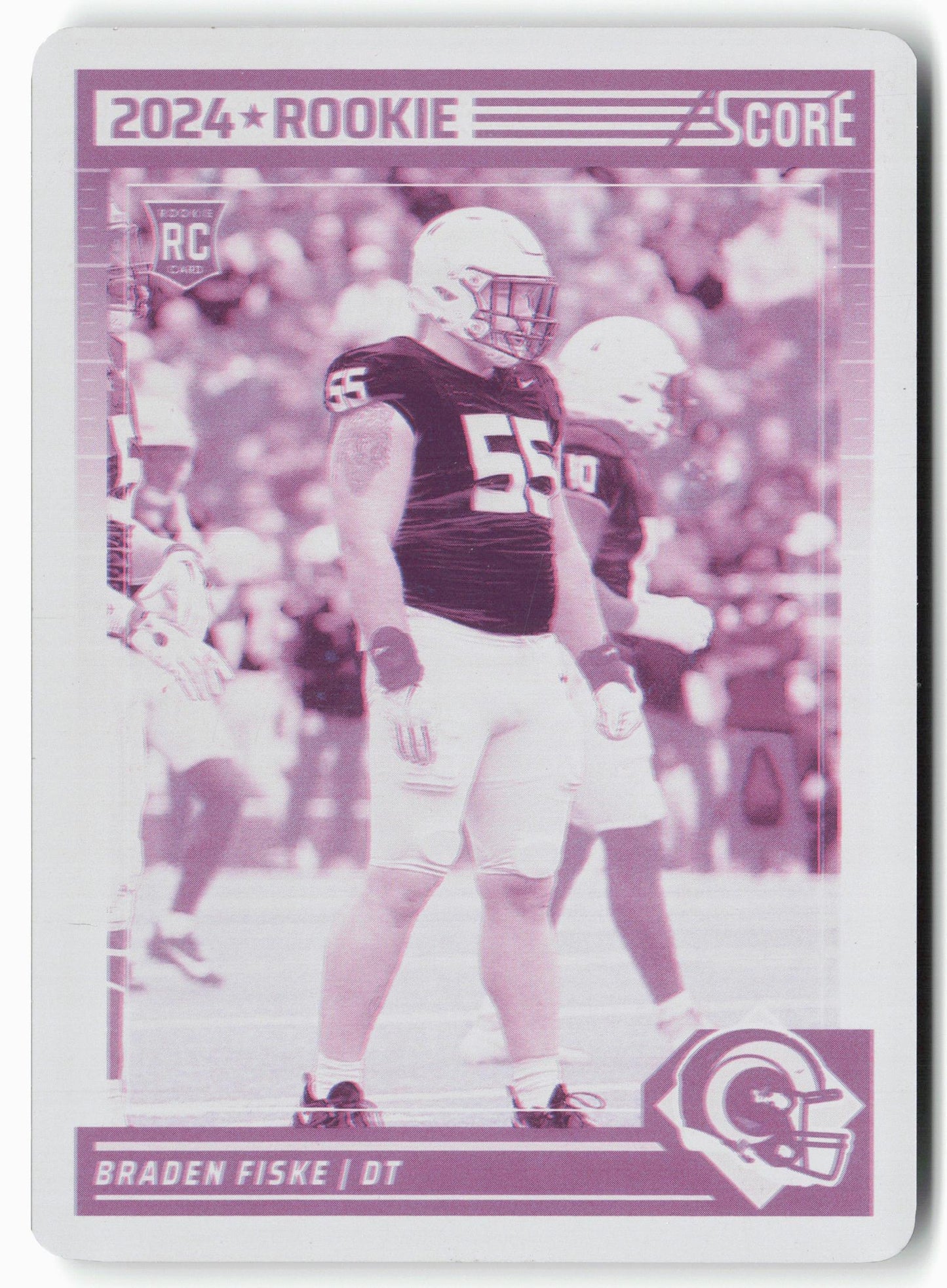 2024 Score #325 Braden Fiske Printer Plate 1/1