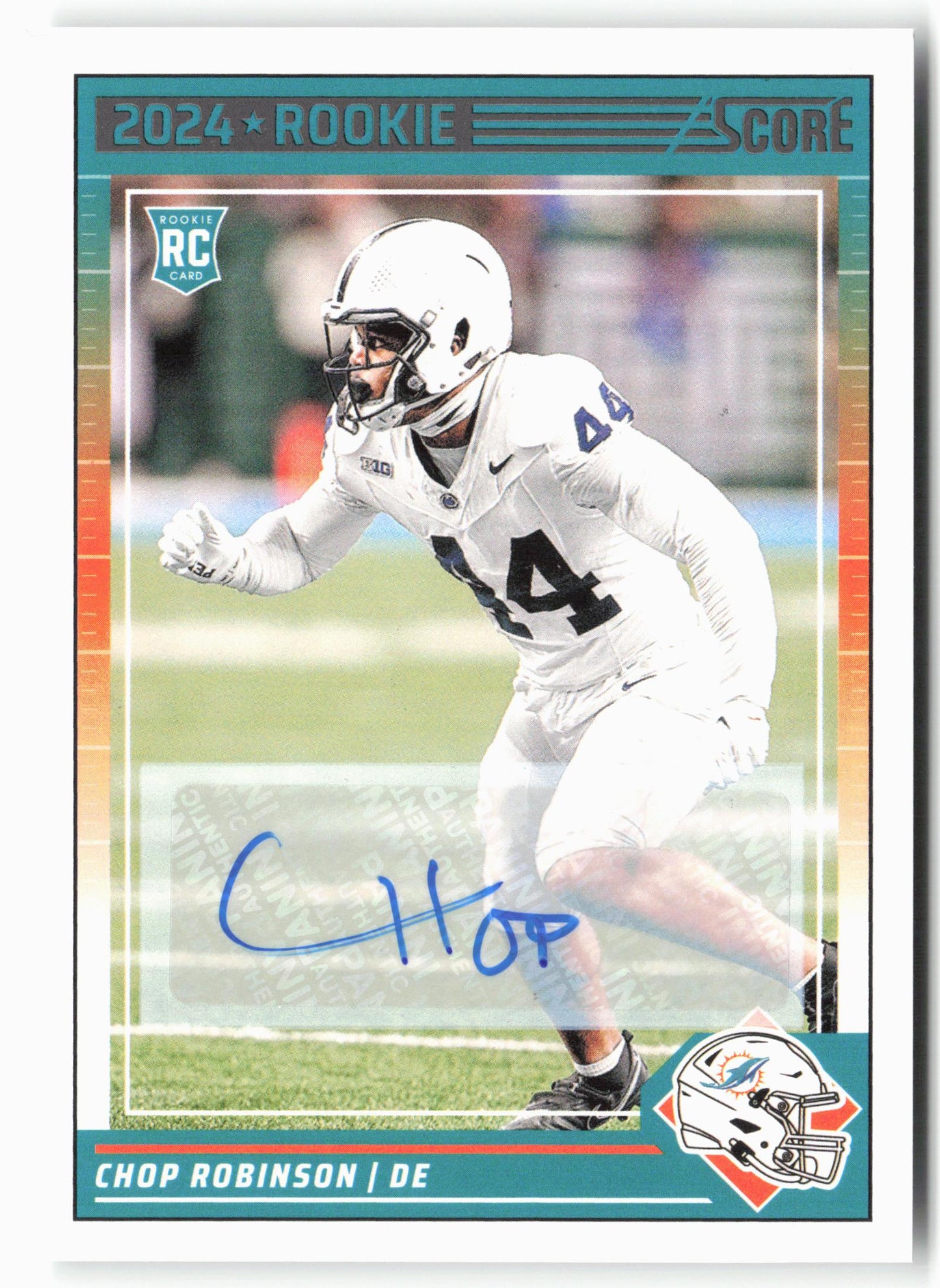 2024 Score #322 Chop Robinson Signatures