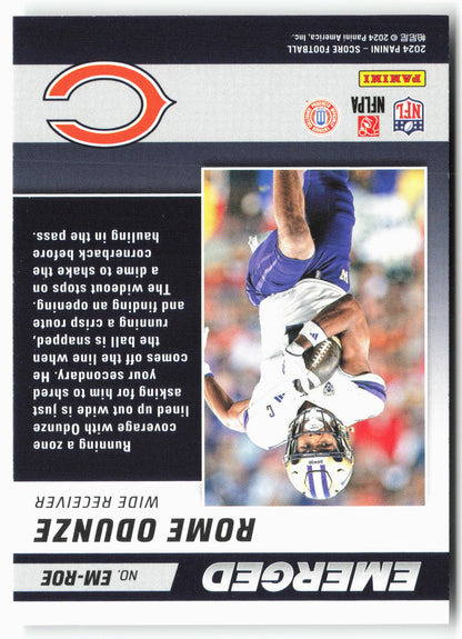 2024 Score #EM-RDE Rome Odunze Emerged