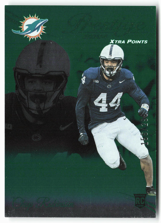 2024 Panini Prestige #322 Chop Robinson Green Xtra Points #/299