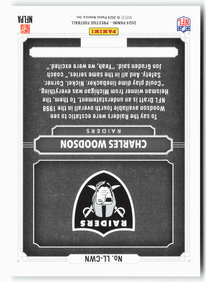 2024 Panini Prestige #LL-CWN Charles Woodson Living Legends