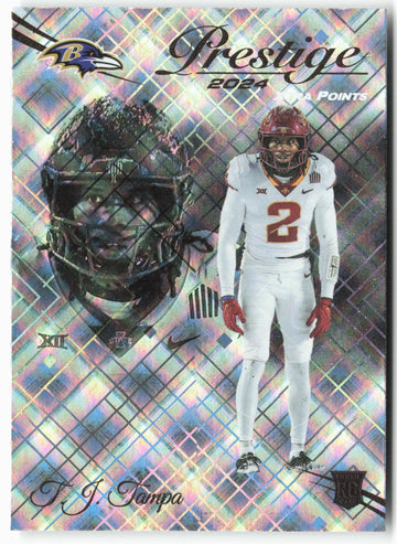 
2024 Panini Prestige #332 T.J. Tampa Diamond Xtra Points