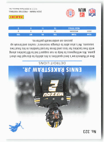
2024 Panini Prestige #323 Ennis Rakestraw