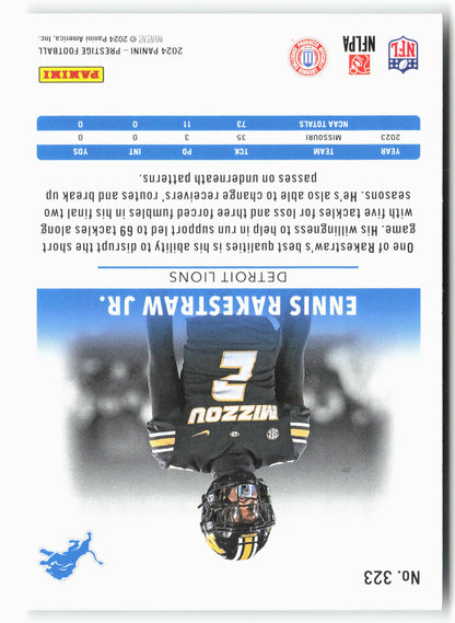 2024 Panini Prestige #323 Ennis Rakestraw