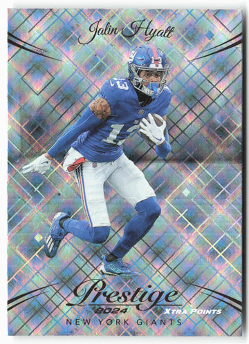 
2024 Panini Prestige #222 Jalin Hyatt Diamond Xtra Points