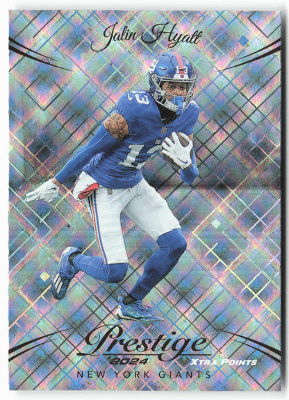 2024 Panini Prestige #222 Jalin Hyatt Diamond Xtra Points