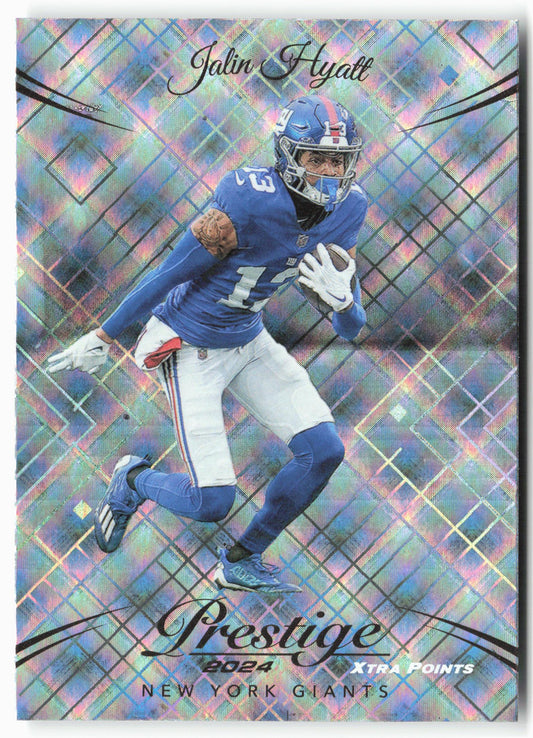 2024 Panini Prestige #222 Jalin Hyatt Diamond Xtra Points