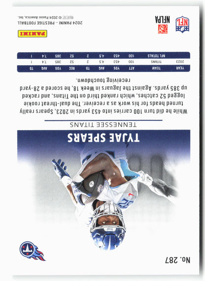 2024 Panini Prestige #287 Tyjae Spears