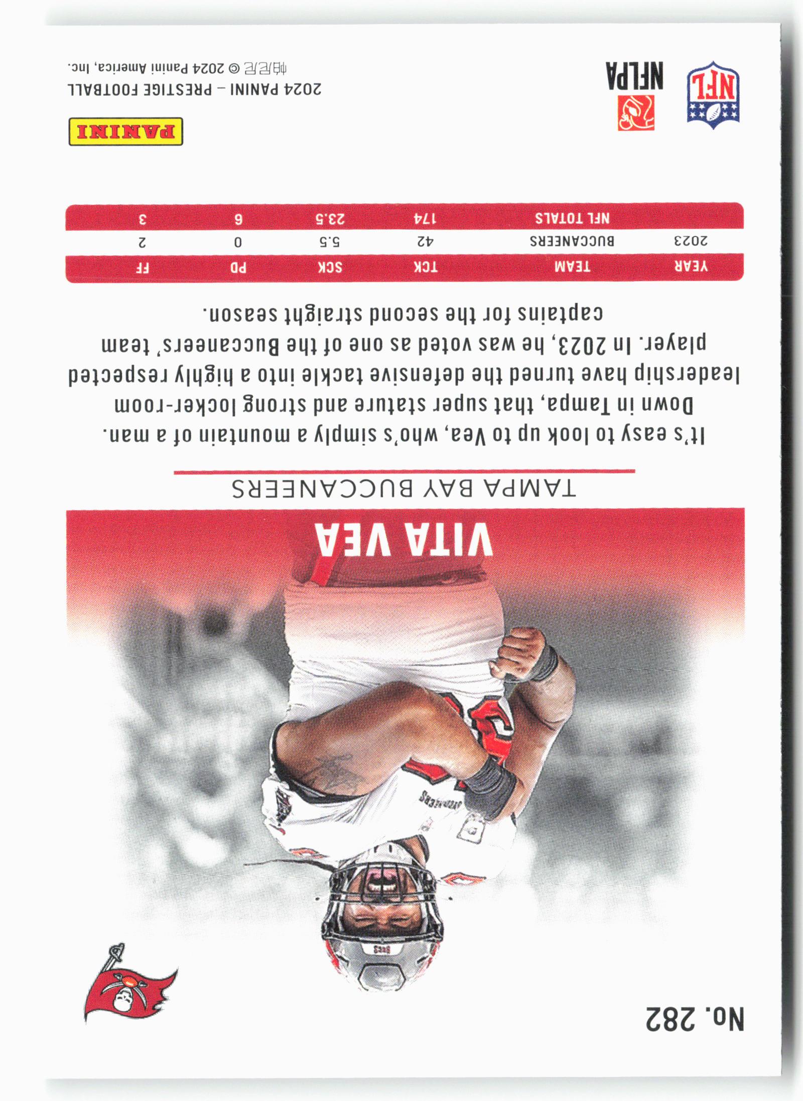 2024 Panini Prestige #282 Vita Vea