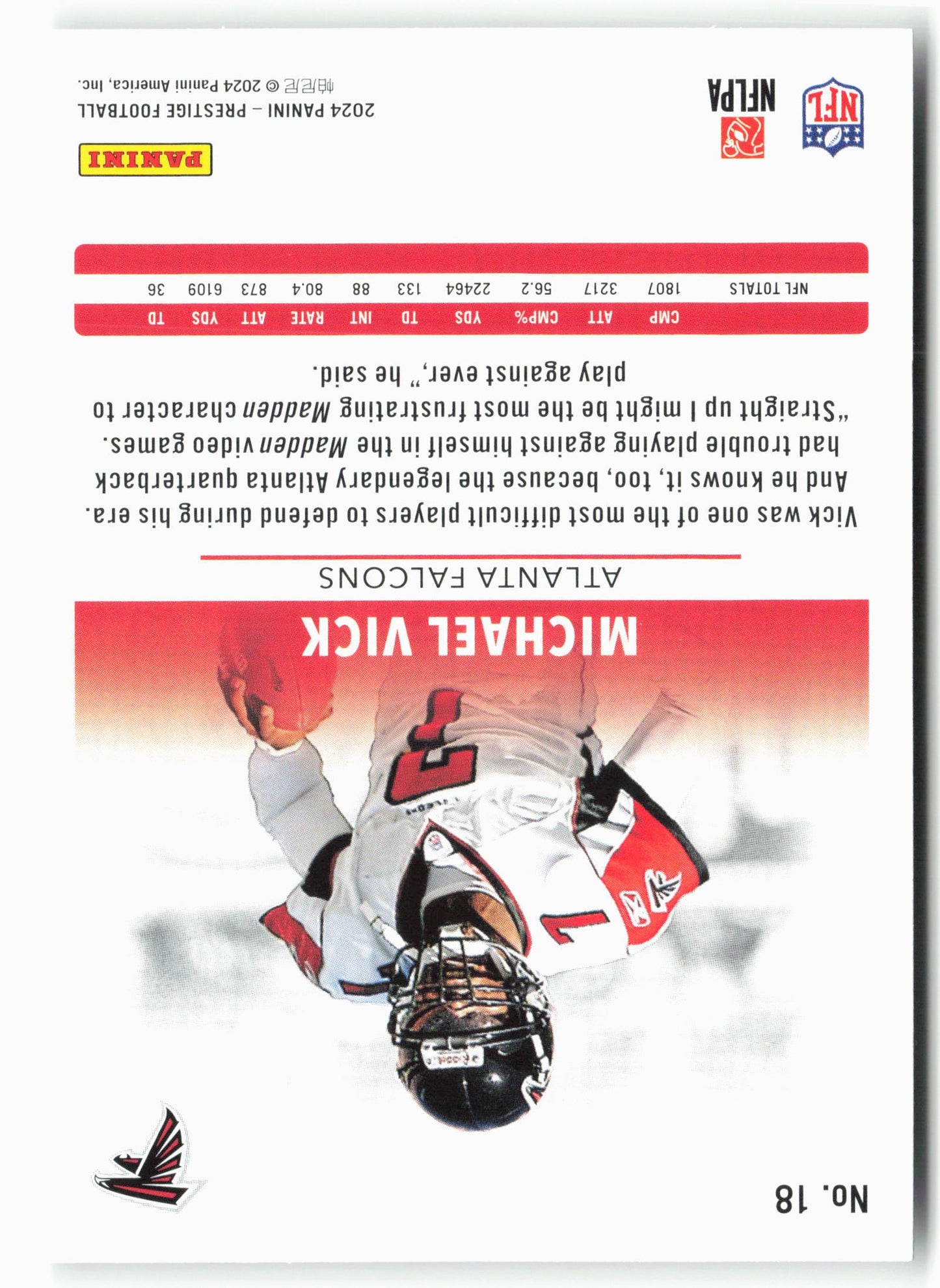 2024 Panini Prestige #18 Michael Vick