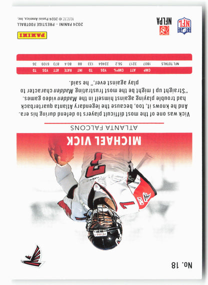 2024 Panini Prestige #18 Michael Vick