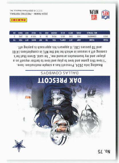 2024 Panini Prestige #75 Dak Prescott