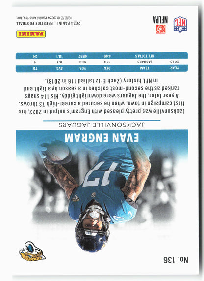 2024 Panini Prestige #136 Evan Engram