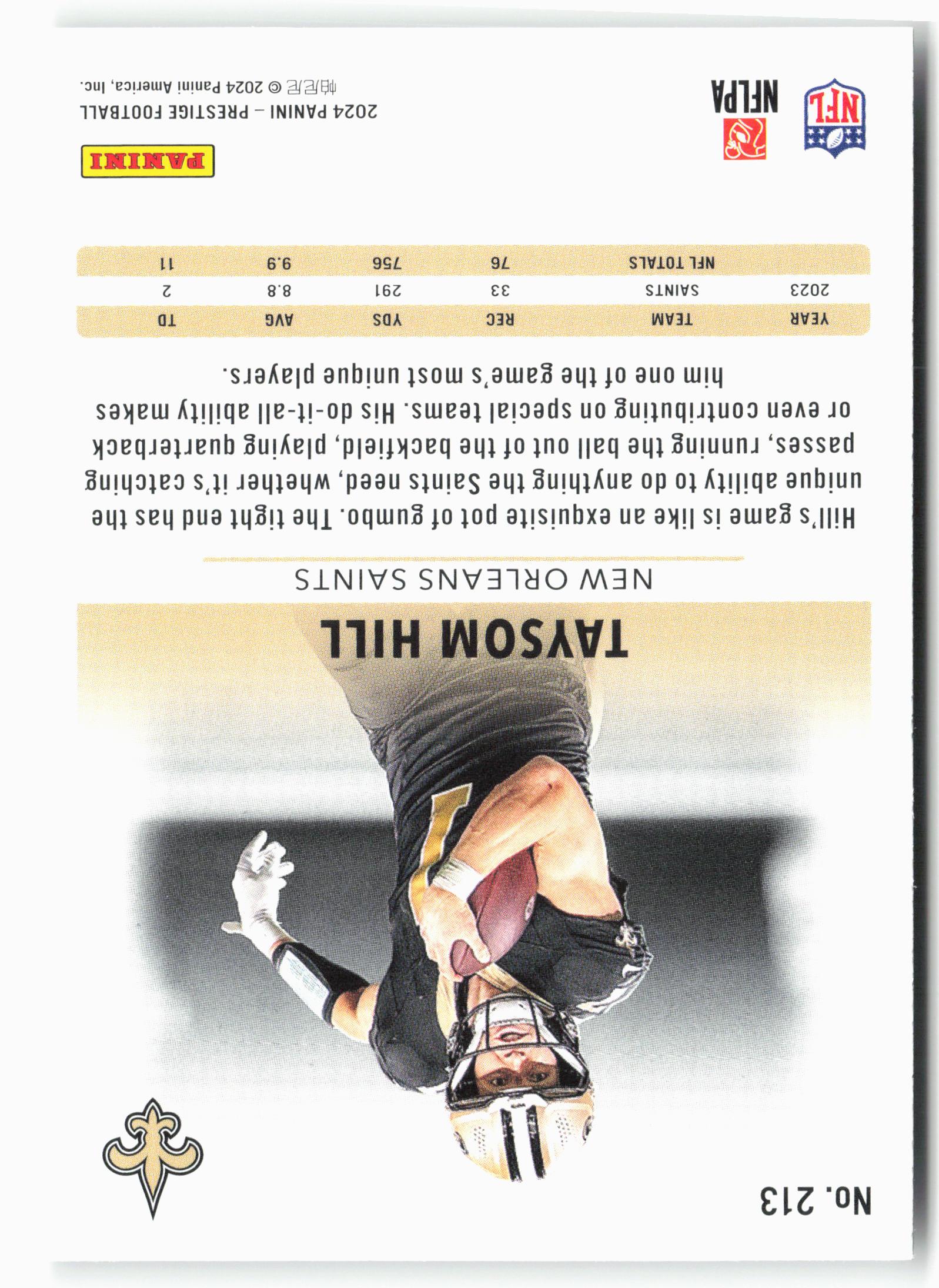 2024 Panini Prestige #213 Taysom Hill