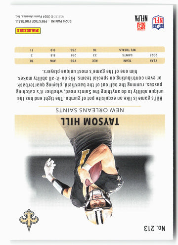 
2024 Panini Prestige #213 Taysom Hill