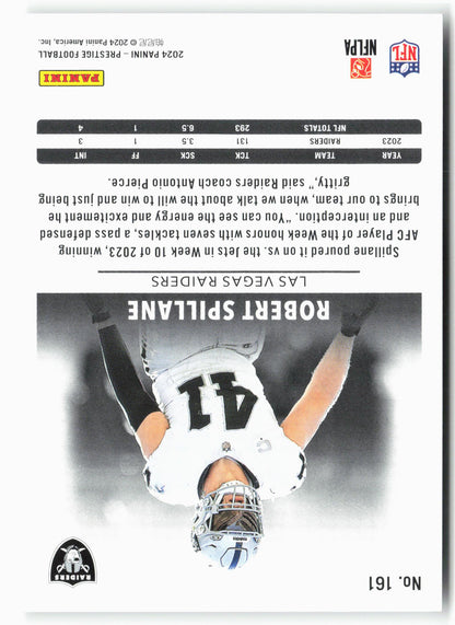 2024 Panini Prestige #161 Robert Spillane