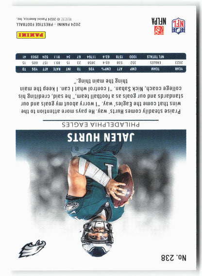 2024 Panini Prestige #238 Jalen Hurts