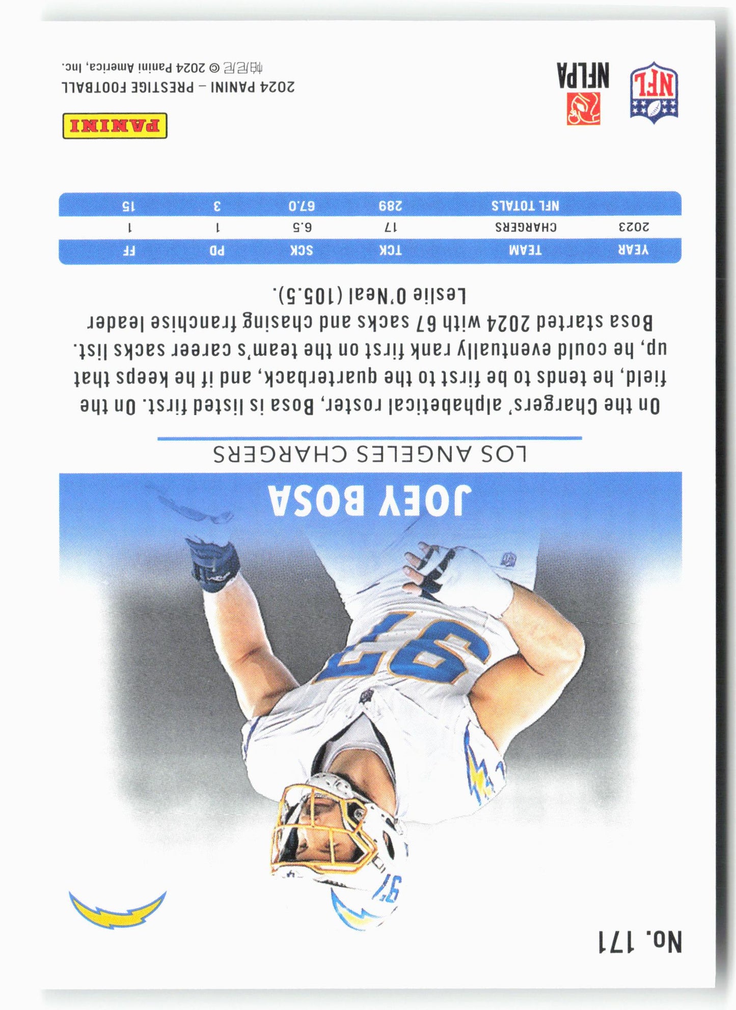 2024 Panini Prestige #171 Joey Bosa